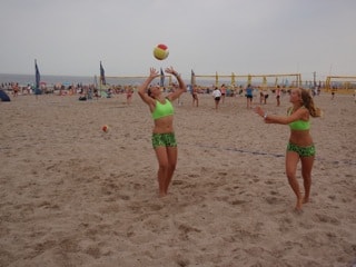 Kim en Puck in actie op het open NK  in Hoek van Holland