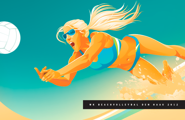 WK Beachvolleybal 2015 in NL