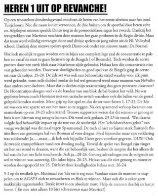 verslag van de wedstrijd