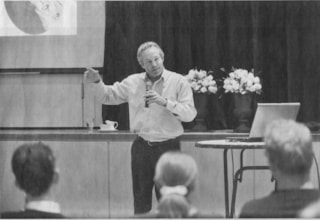 Joop in het Dorpshuis