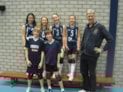 De toppers met hun coach John Berkhout