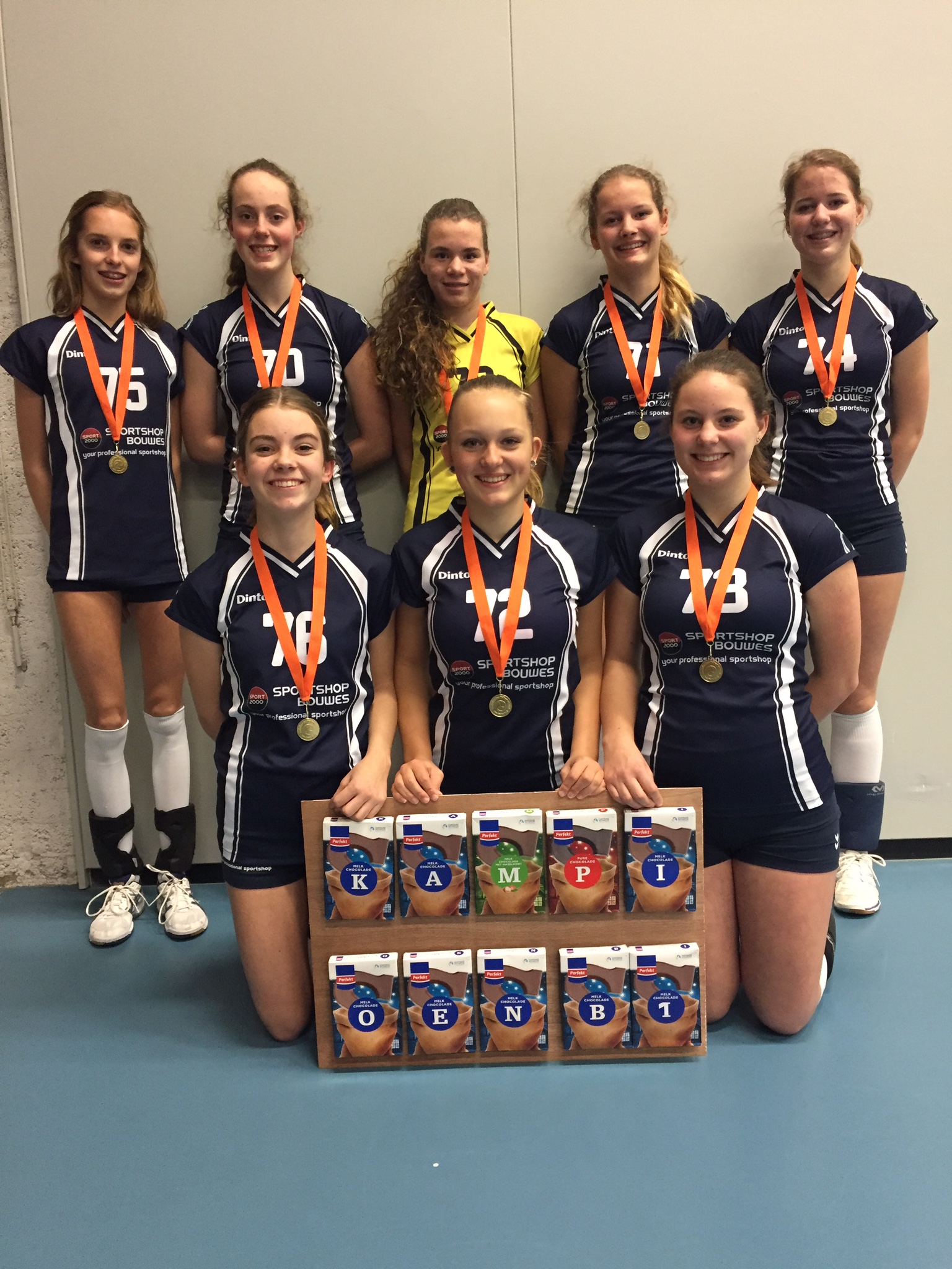 Meiden B1 kampioen hoofdklasse