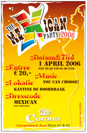 Vanavond !! Dinto  eindfeest 2006 ” The MeXican Party ”