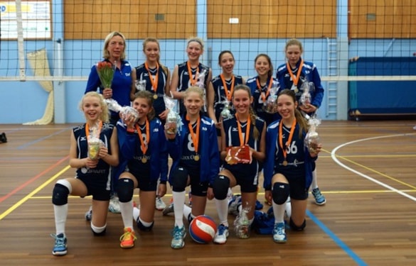 De Kampioenen met coach Ingrid