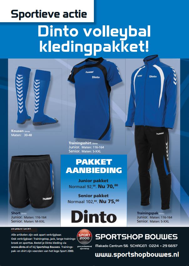 Sportieve actie van Sportshop Bouwes voor Dintoleden