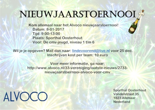 nieuwjaarstoernooi poster