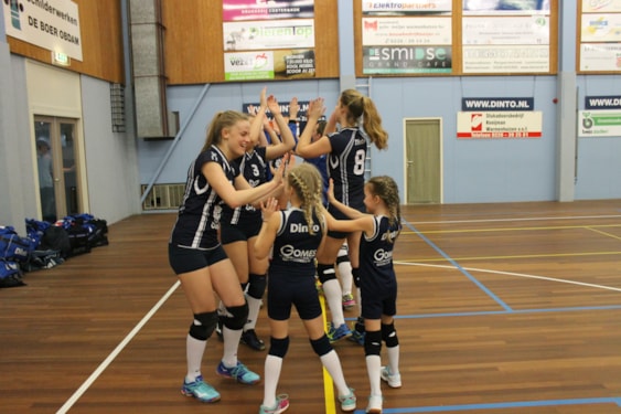 even op peppen voor de wedstrijd