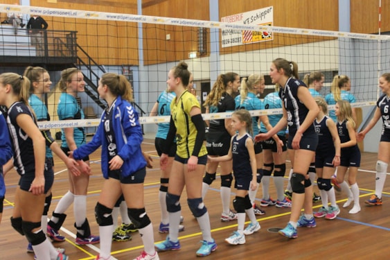 Handen schudden met Jonas dames