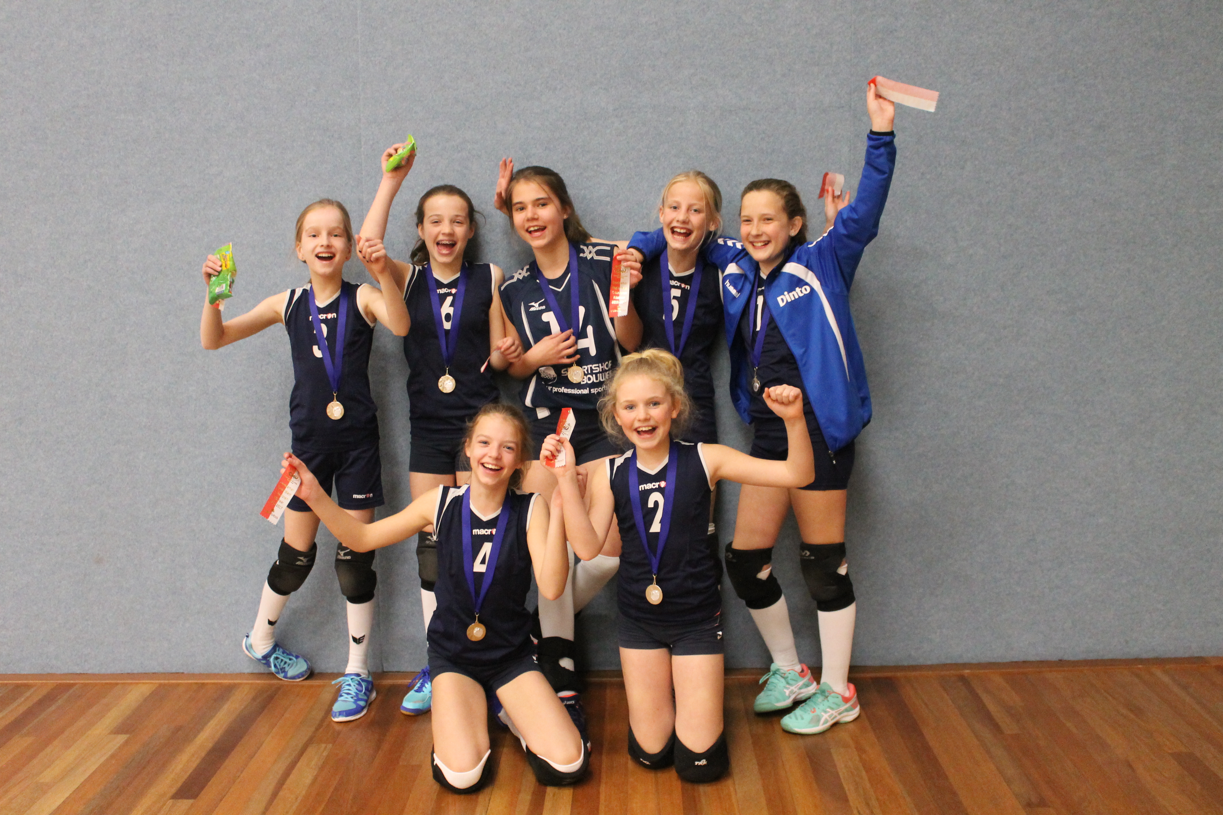 Tweede plaats voor meiden C4 in de Rayon competitie