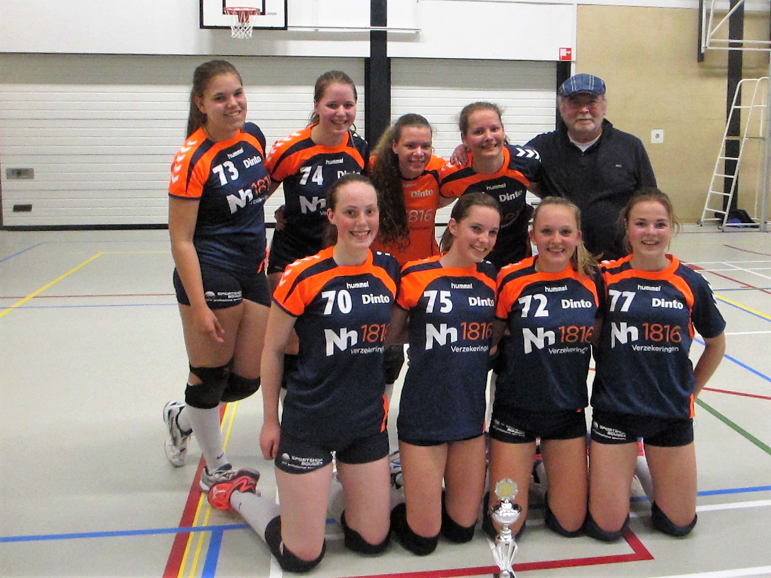 Meiden B 1e op het Holland Top Jeugd Toernooi in Almere