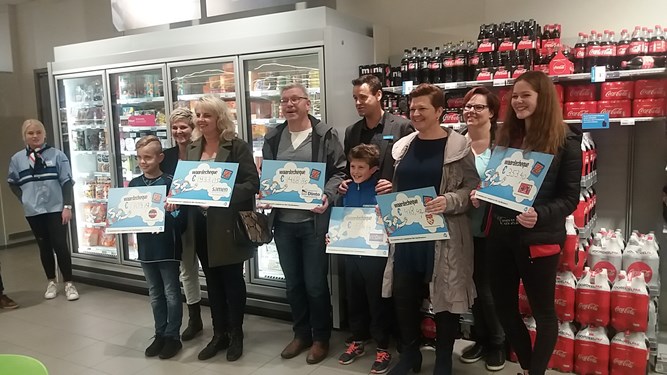 alle geluksvogels bij elkaar