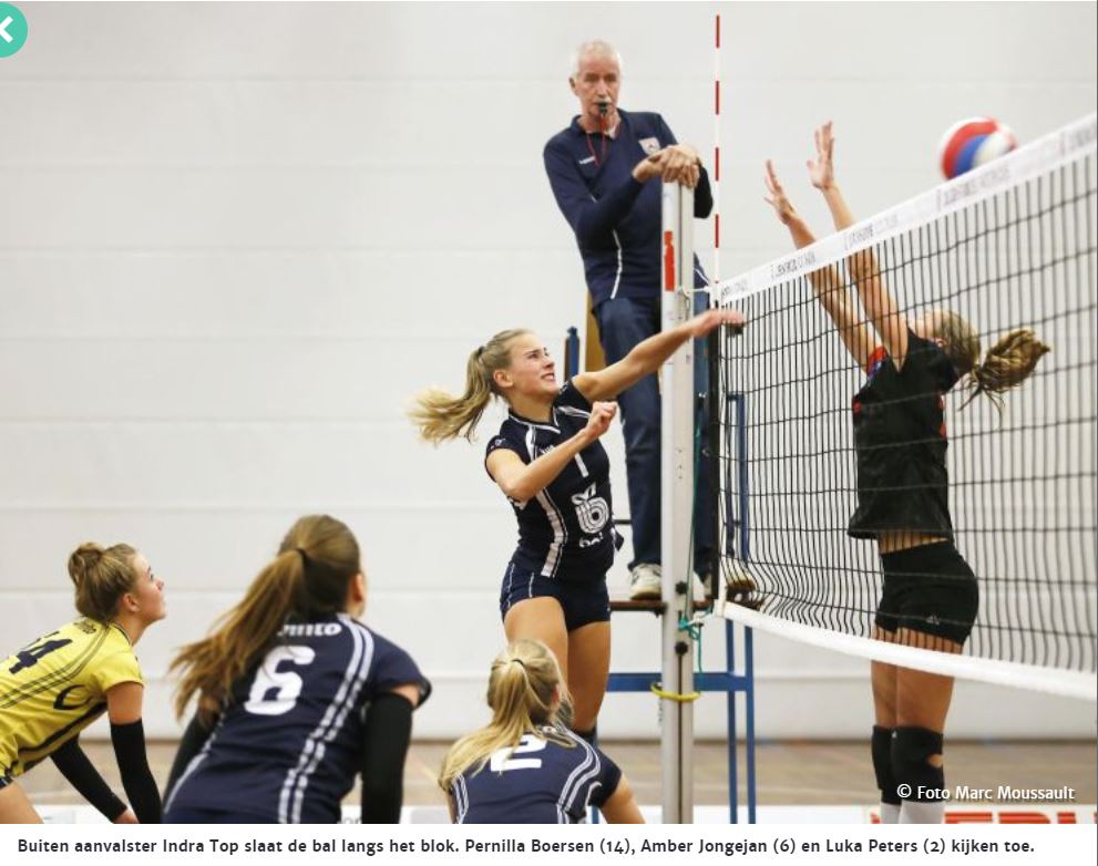Spectaculair duel van dames 1 tegen Spaarnestad 3