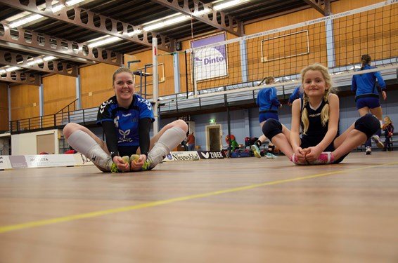 warming -up met Amber