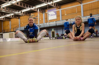 warming -up met Amber