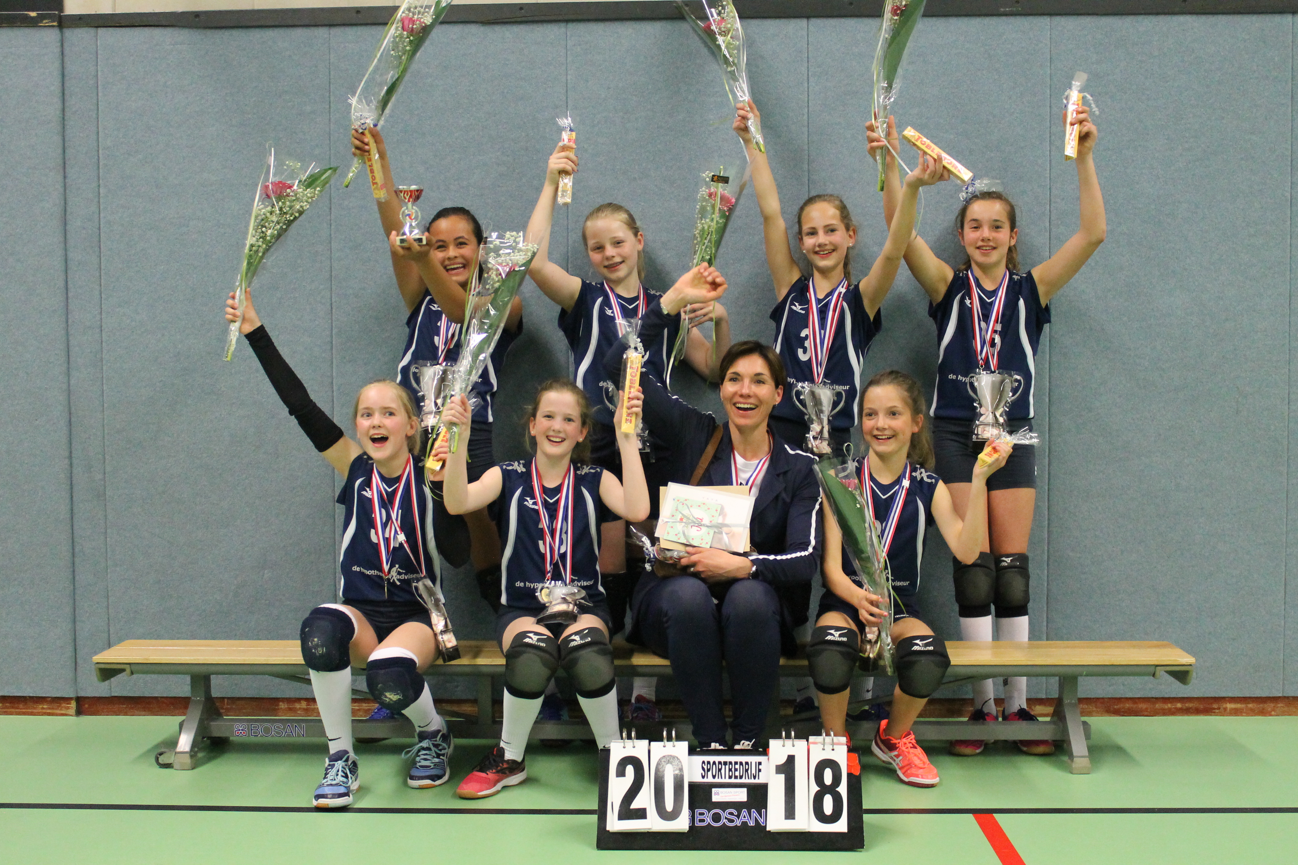 Meisjes C4 kampioen Rayon Alkmaar
