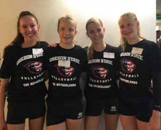 de meiden op Papendal