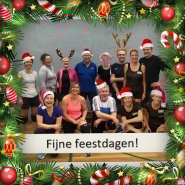 Kerstgroet recreanten