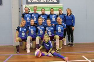 Iris met de meiden van dames