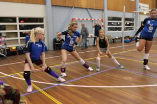 Samen met Pernilla de warming-up doen IMG_5701