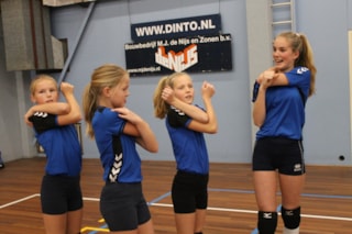 Even strechen meiden, samen met Noëlle