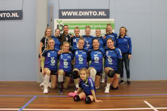 Sophie met de meiden van Ds1