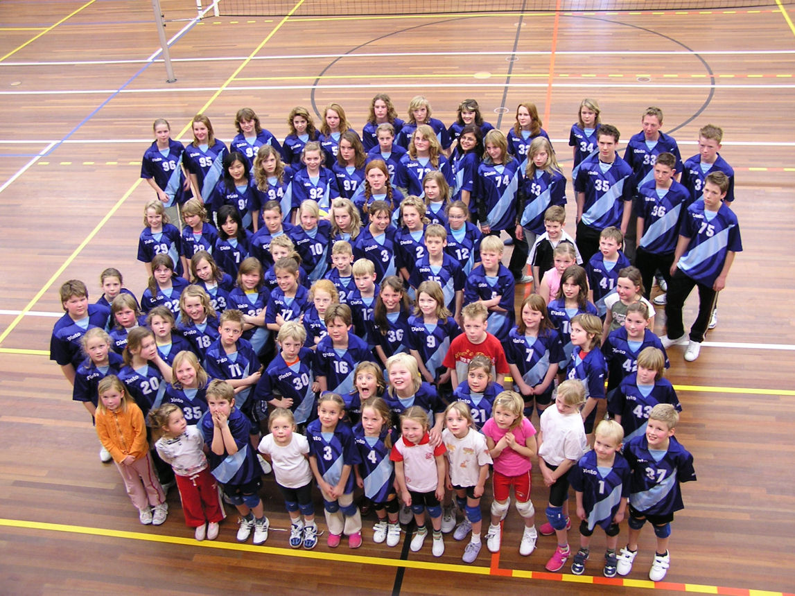 Dinto jeugd op de foto