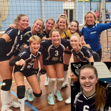 2021-10-23 Dinto dames 1 naar volgende ronde beker