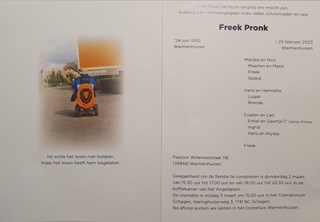 Rouwkaart Freek Pronk_BK