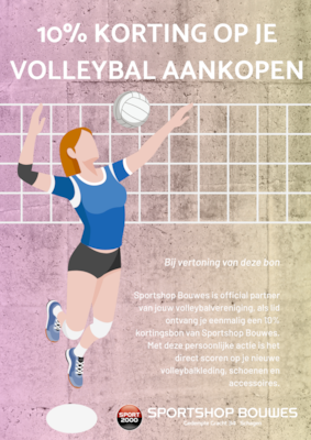 Kortingsbon Volleybal