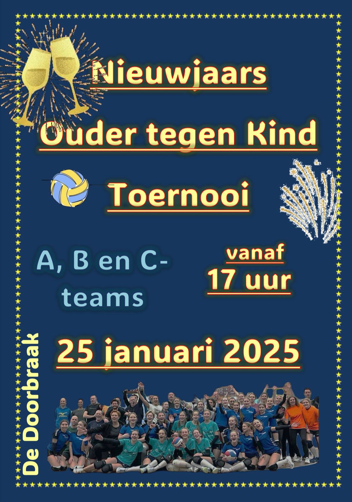 Nieuwjaars Ouder TEGEN Kind toernooi!