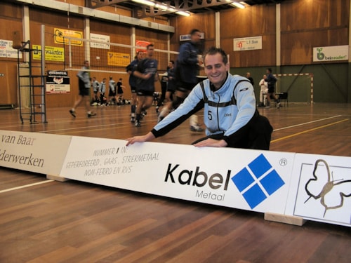 Een trotse George Nieuwland