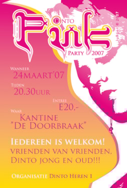 Pink Party zaterdag 24 maart 2007
